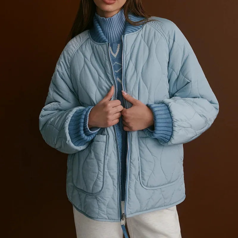 Varley Serina Reversible Jacket - Blue