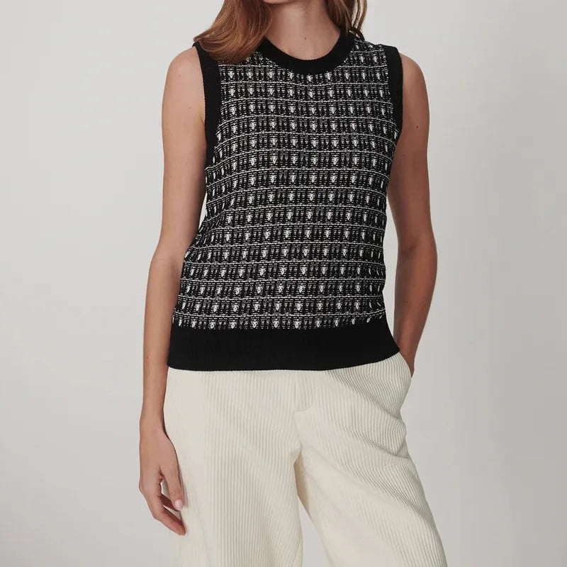 Varley Safia Knit Top - Black