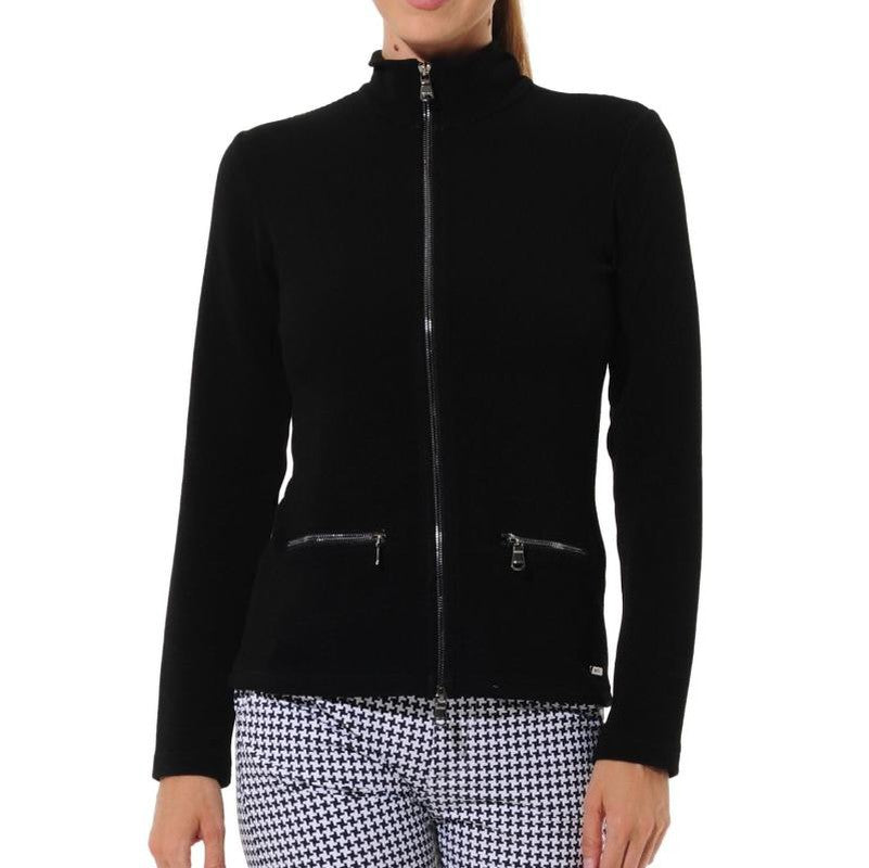 MDC Towelling Full Zip Jacket - Black