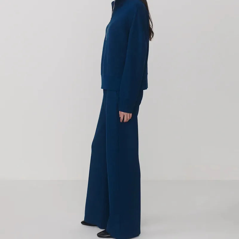 Varley Wide Leg Pants (30") - Sea Blue