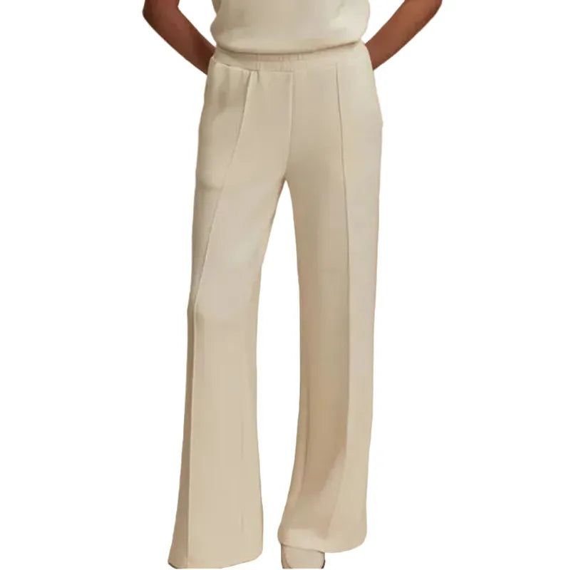 Varley Wide Leg Pants (30") - Pristine Ivory