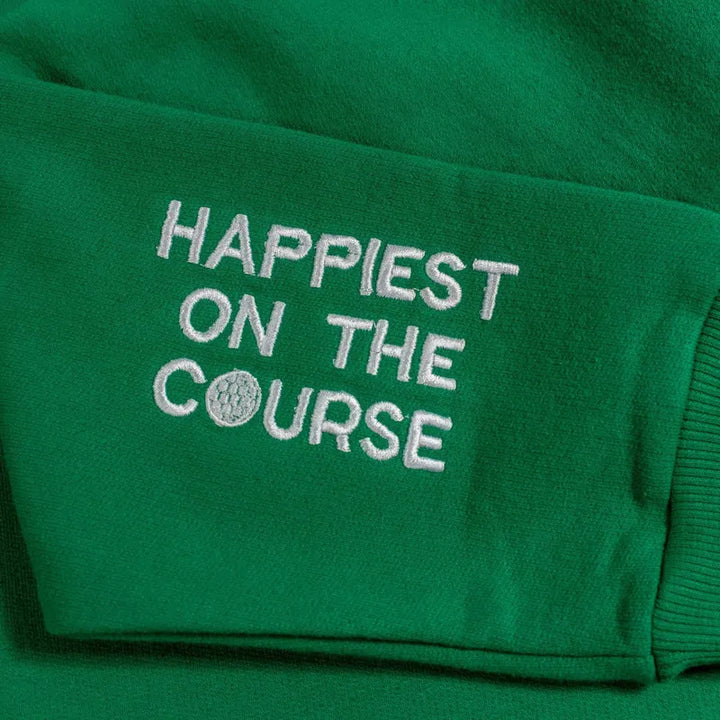 CourtLife Happiest On The Golf Course Zip Sweatshirt - Various Colours