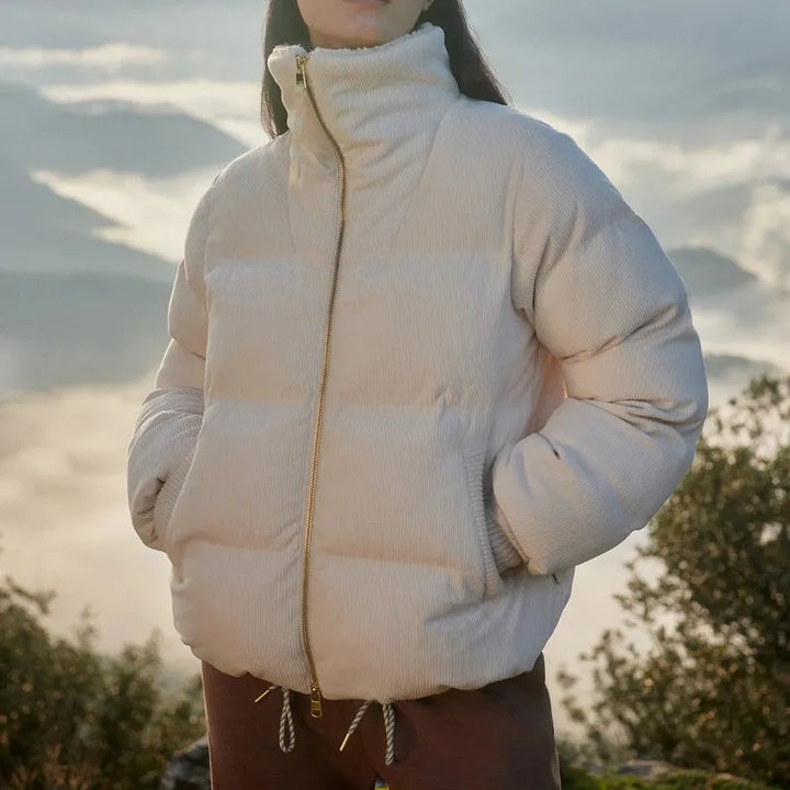 Varley Brackley Cord Puffer Jacket - Birch