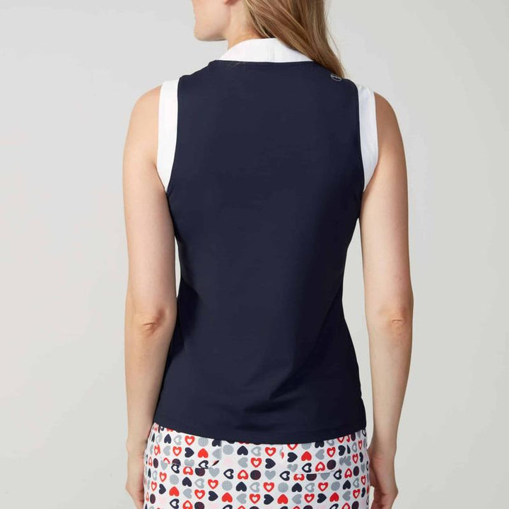 Swing Control Velocity S/L Top - Navy/White