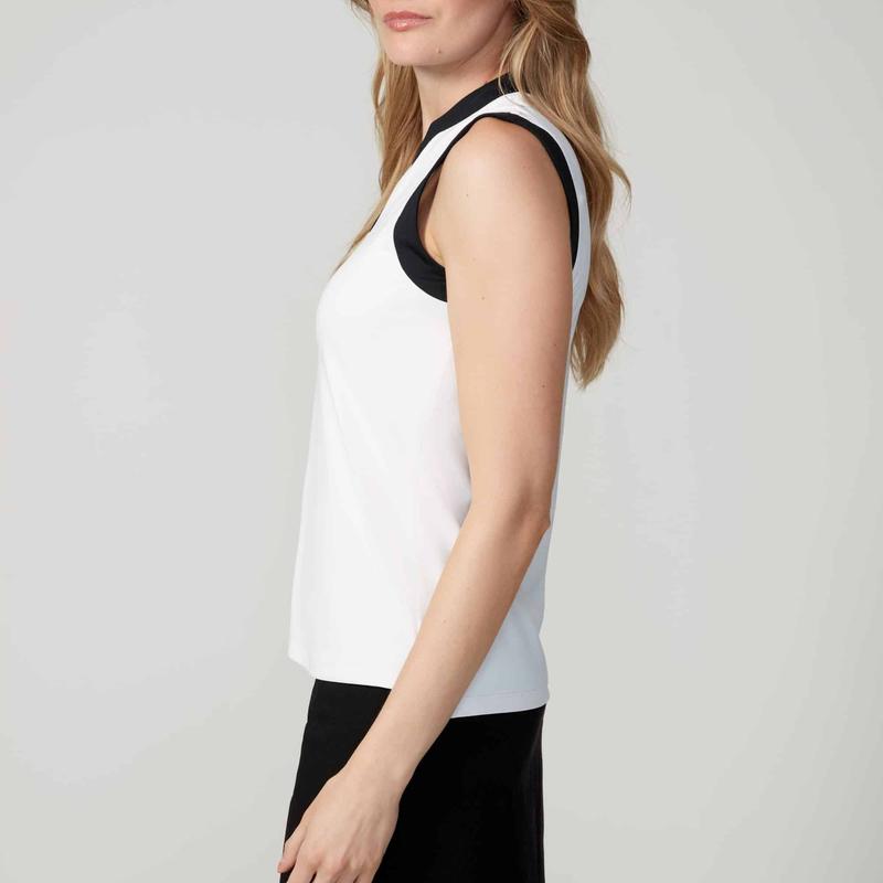Swing Control Velocity S/L Top - White/Black