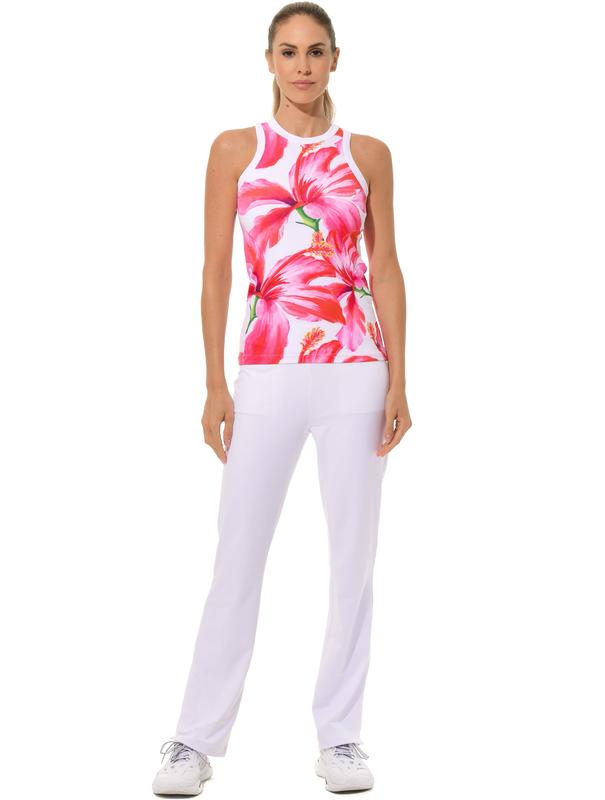 MDC HIbiscus Print Tank - Pink Floral