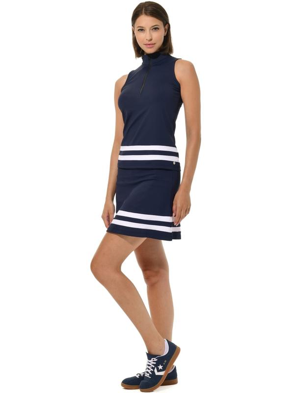 MDC Jersey Skort - Navy/White