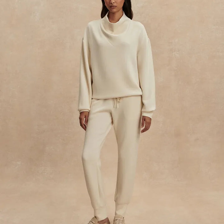 Varley Slim Cuff Pants (30") - Pristine Ivory