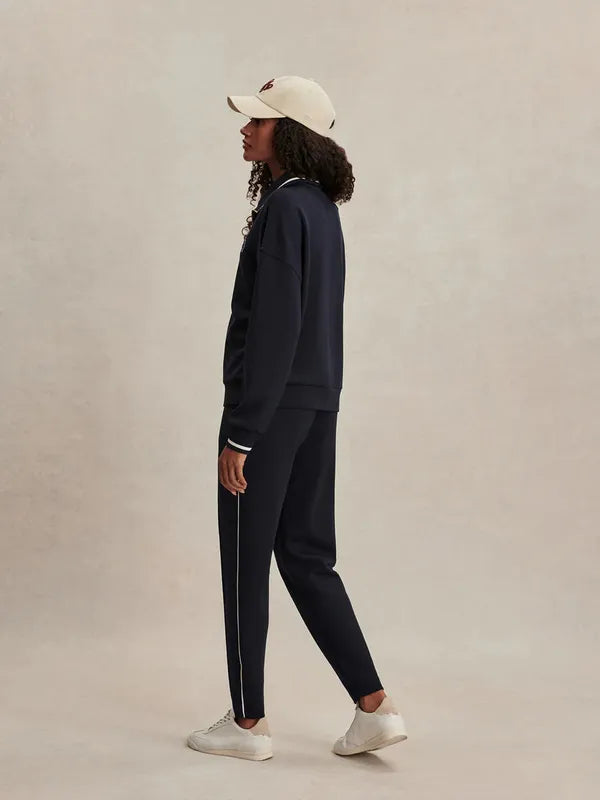 Varley Slim Pintuck Pants (27.5") - Navy