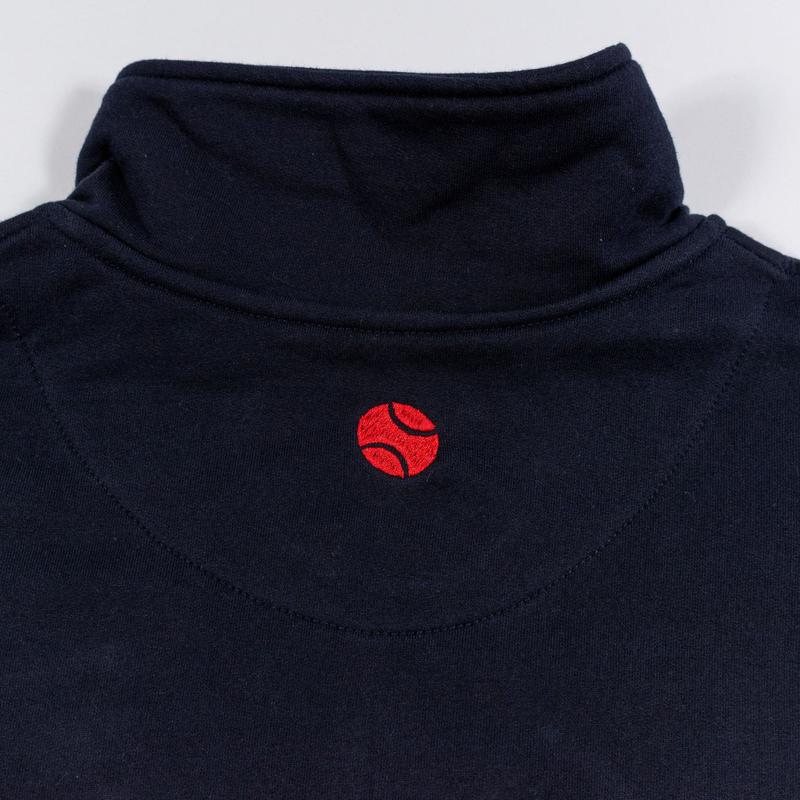 CourtLife Happiest on The Tennis Court Zip Sweatshirt - Various Colours