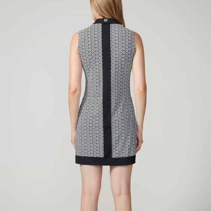 Swing Control Velocity S/L Dress - Black/White