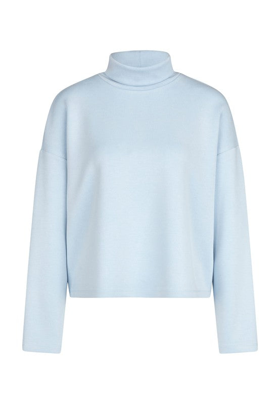 Marc Aurel Roll Neck Sweater - Blue