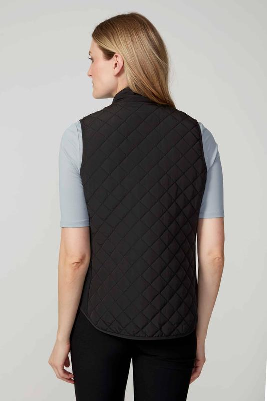 Swing Control Quilted Rib Vest - Black