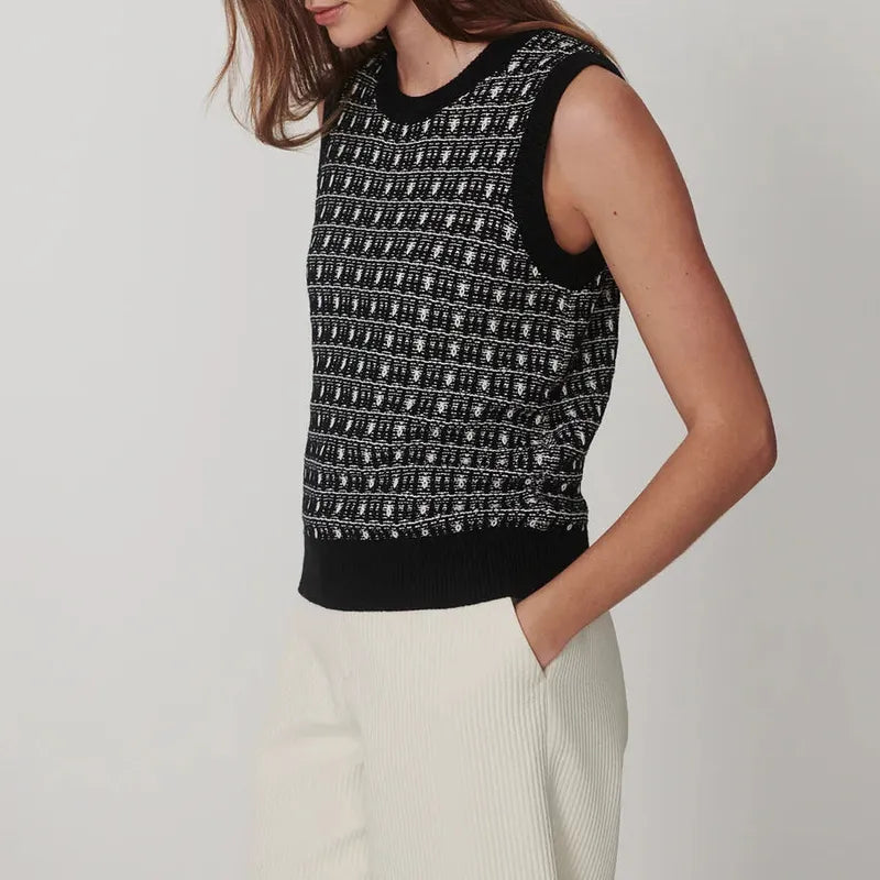 Varley Safia Knit Top - Black