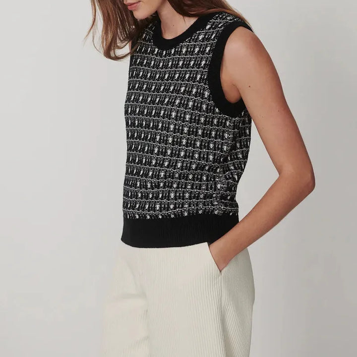 Varley Safia Knit Top - Black
