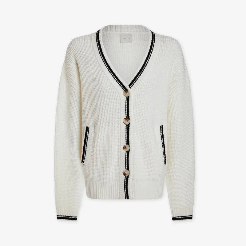 Varley Coniston Cardigan - White