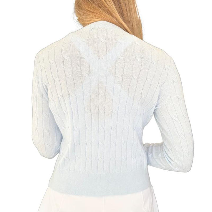 Alashan Cashmere April Cable Cardigan - Rain