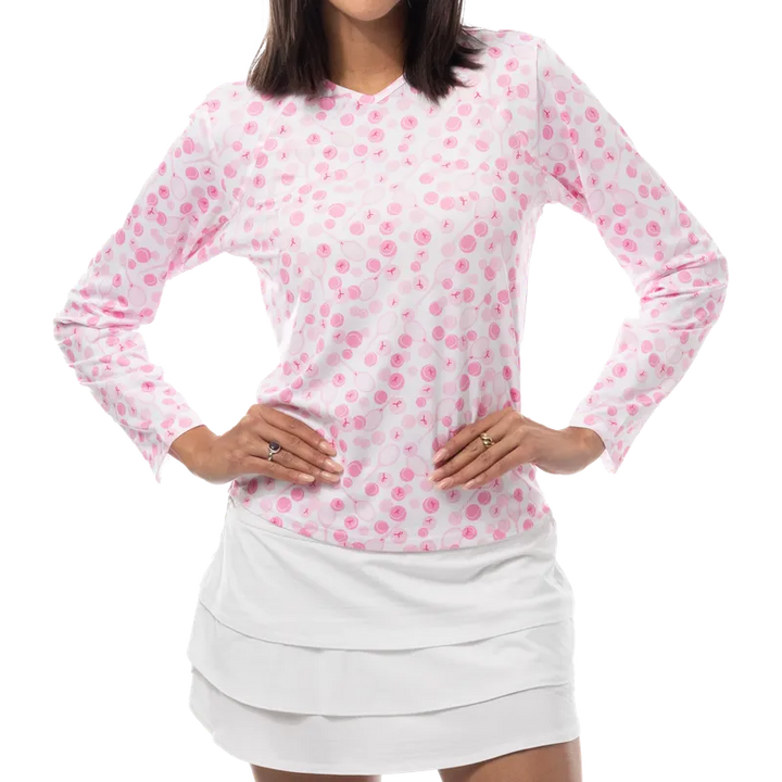 SanSoleil Sunglow Play 4 Pink L/S T-Shirt - Play 4 Pink