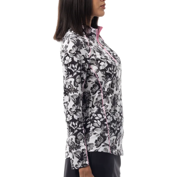 SanSoleil SolCool Jardin Mock - Black/Pink