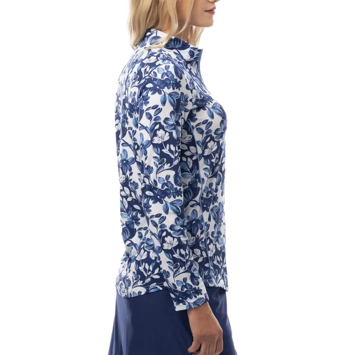 SanSoleil SolCool Jardin Mock - Blue/Navy