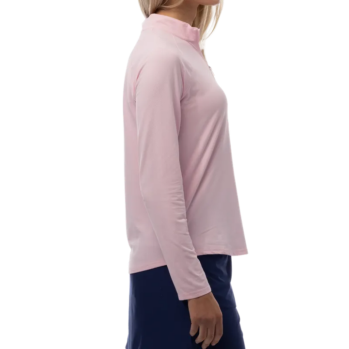 SanSoleil Soltek Lux L/S Mock - Ballet Pink