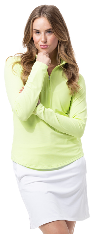 SanSoleil Soltek Lux L/S Mock - Lime