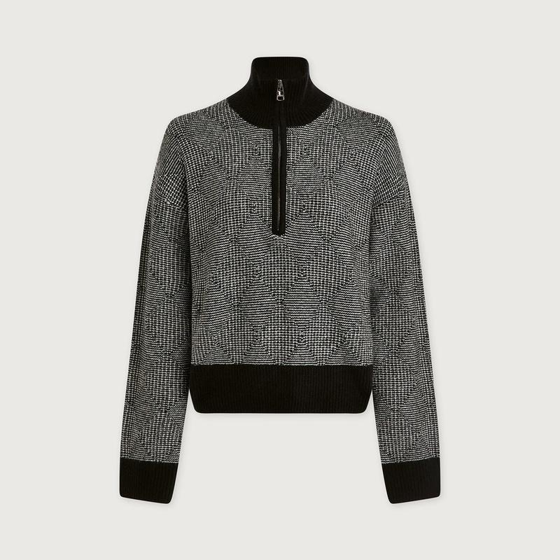 Varley Aldridge Zip Sweater - Black