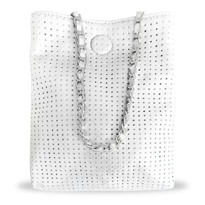 strap-its Vegan Leather Crossbody - White