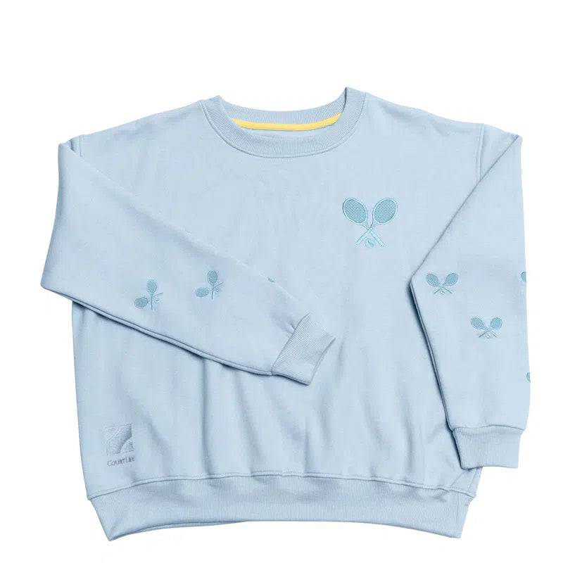 CourtLife Crossed Racquets Sweatshirt - Various Colours