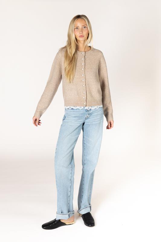 Lyla & Luxe Aviva Cardigan - Sand