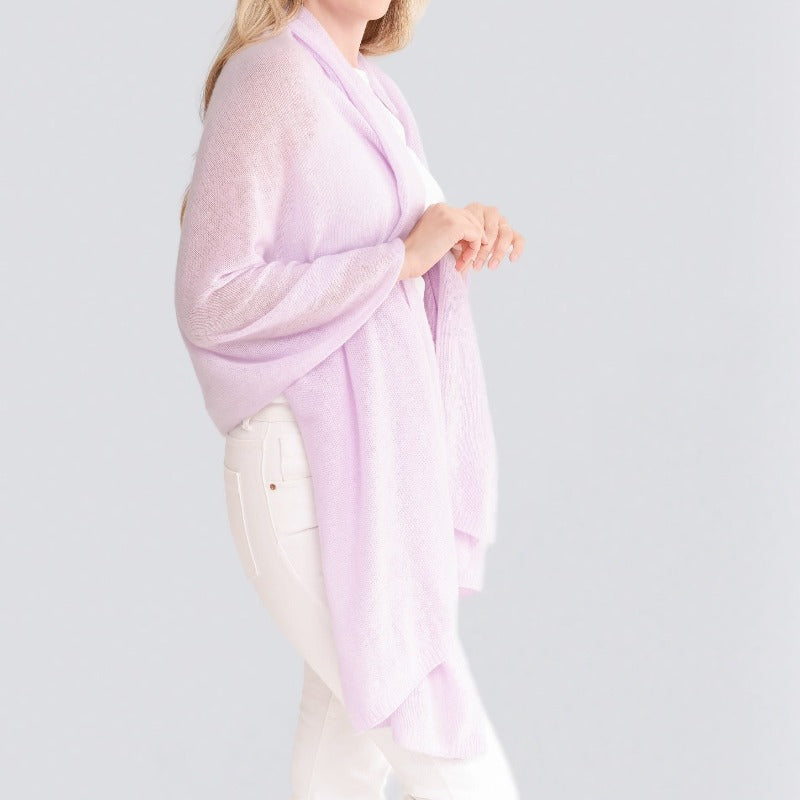 Alashan Cashmere Breezy Travel Wrap - Whisper