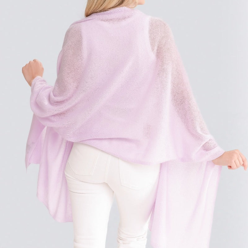 Alashan Cashmere Breezy Travel Wrap - Whisper