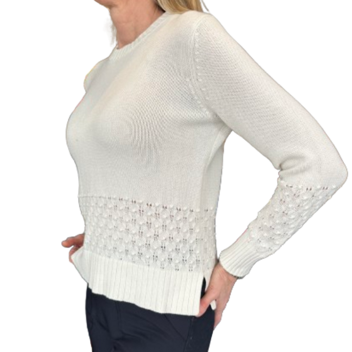 Alashan Cashmere Rosebud Sweater - Off White