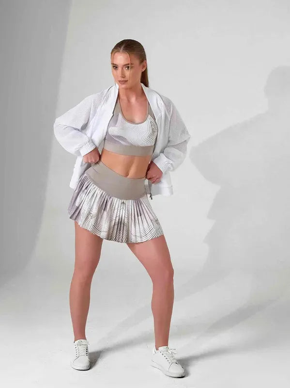 InPhorm Harper Skort (13.5") - Latte Print