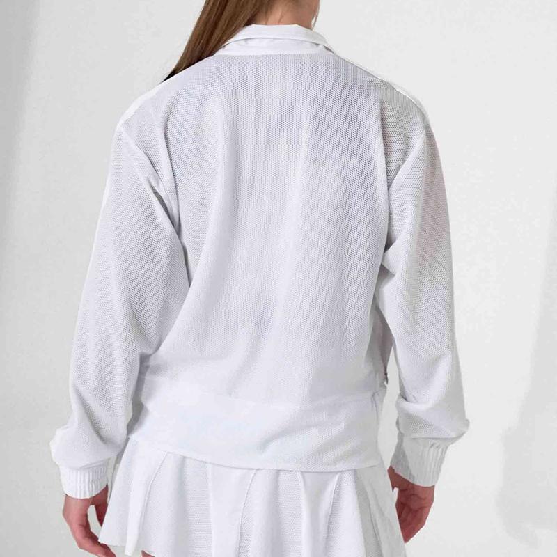 InPhorm Baila Zip L/S Pullover - White