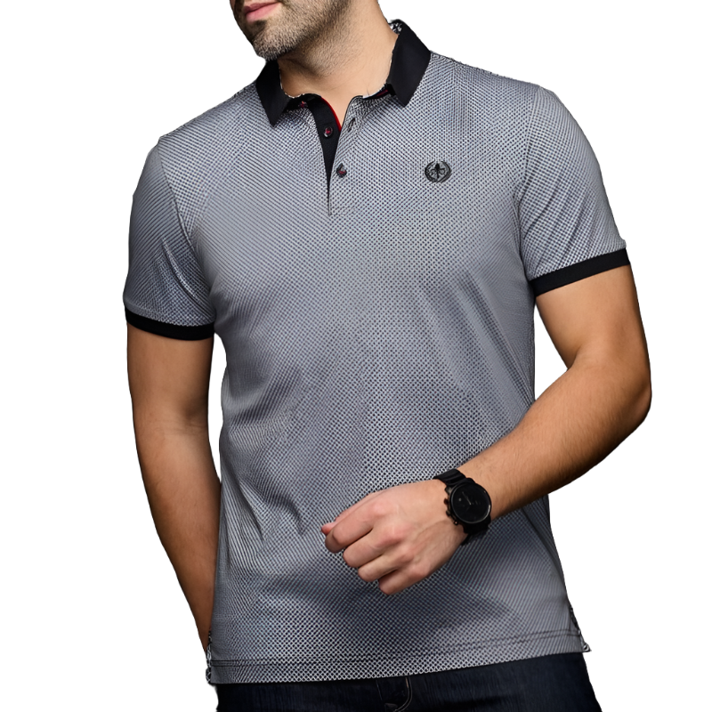 Au Noir Men's Lindell Polo - Black