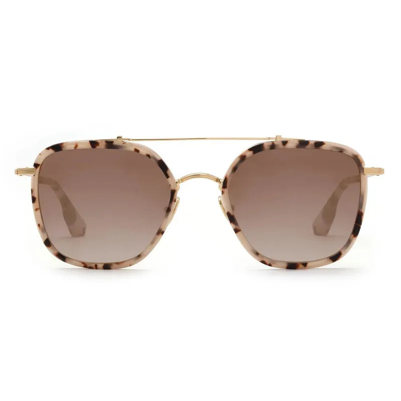 Krewe Austin Sunglasses - 24K Titanium/Oyster