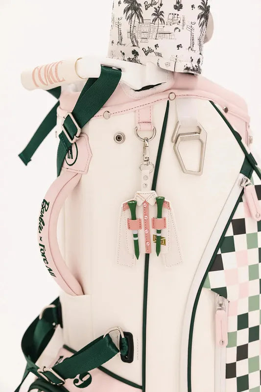 Fore All Golf Bag - Pink/White Check