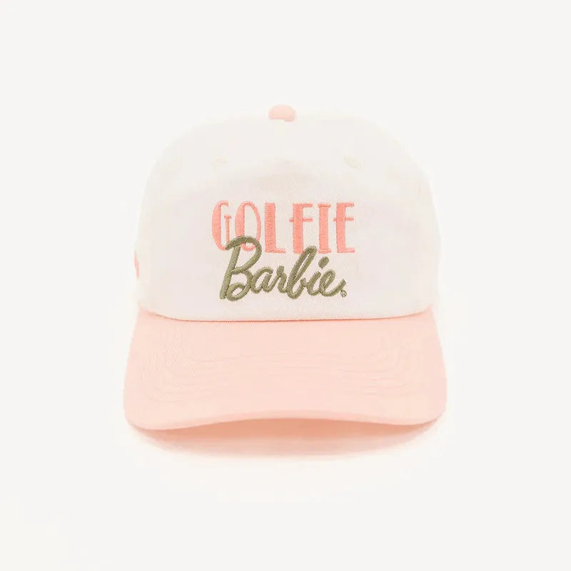 Fore All Golfie Barbie Hat - Pink/White