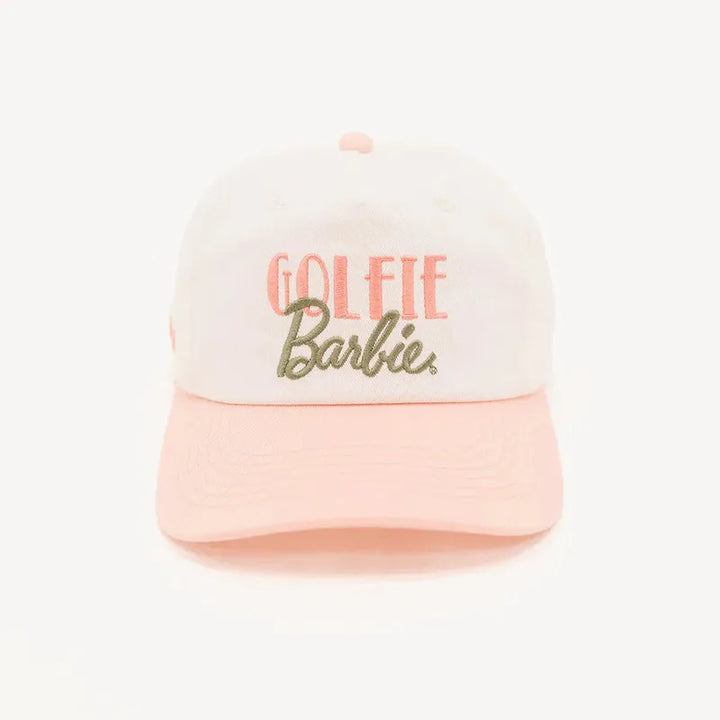 Fore All Golfie Barbie Hat - Pink/White