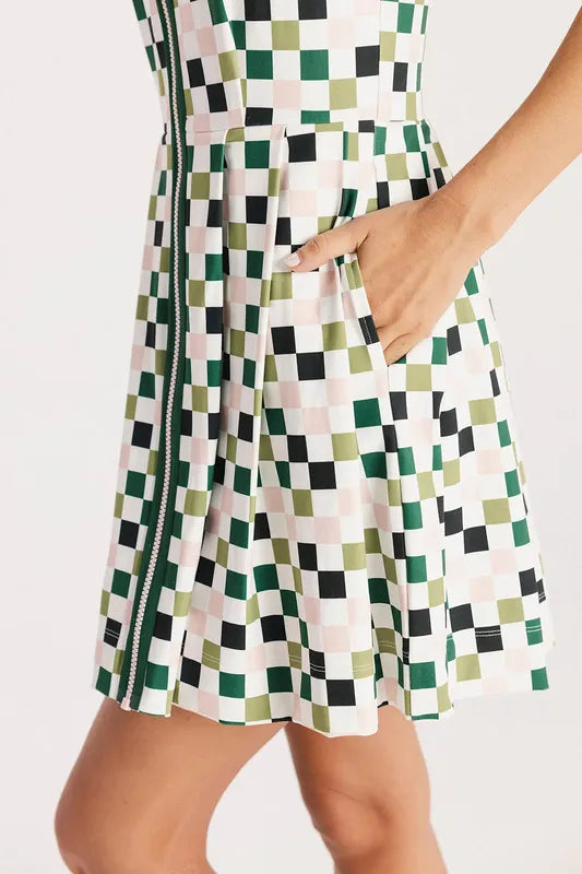 Fore All Erin Dress - Barbie Check