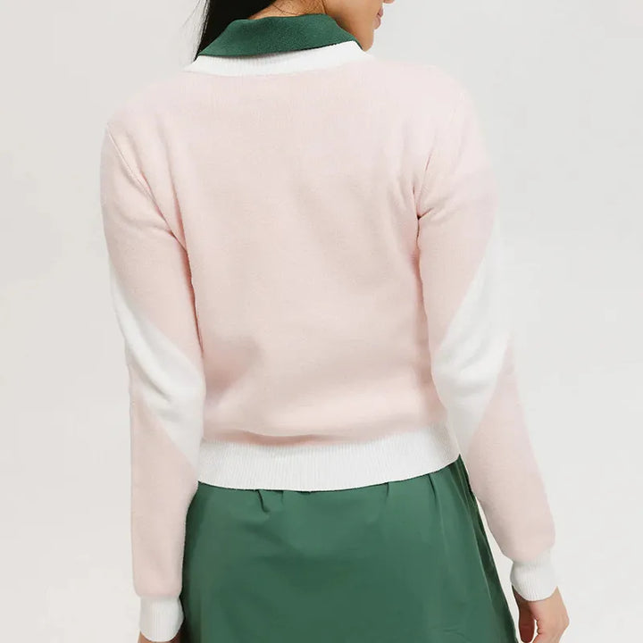Fore All Fore Sweater - Pink/White