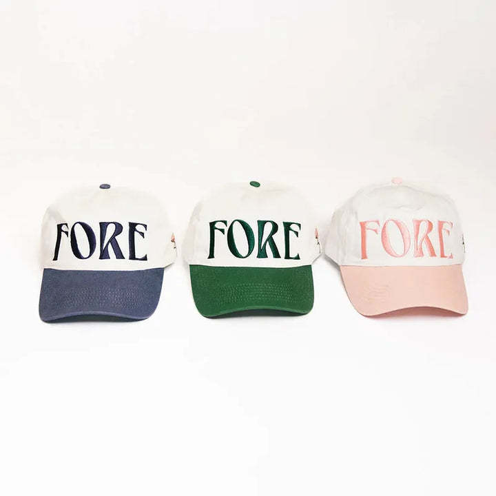 Fore All Fore Hat - White/Pink
