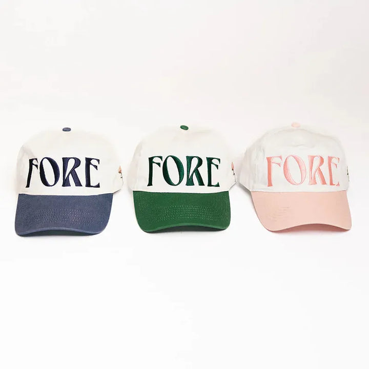 Fore All Fore Hat - White/Indigo