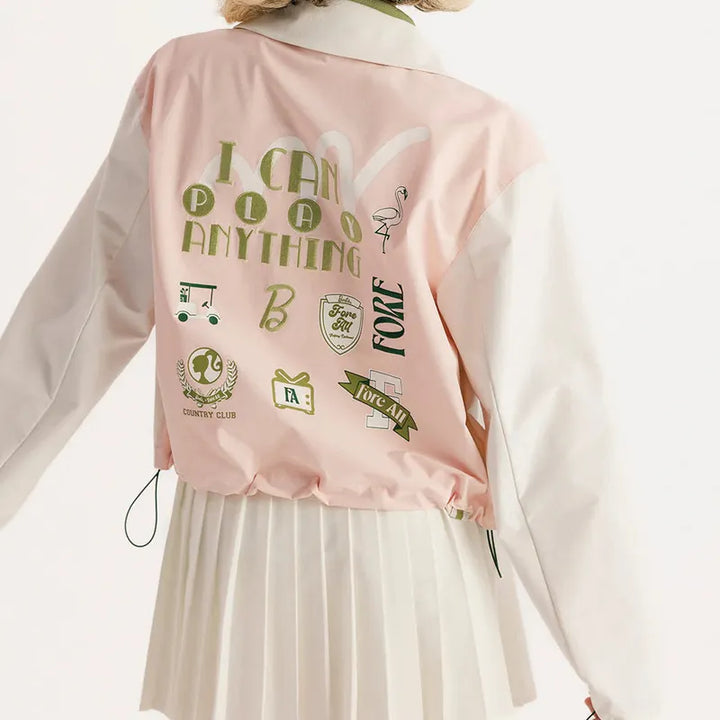 Fore All Anything Jacket - White/Pink
