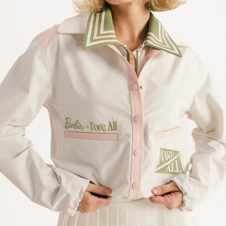 Fore All Anything Jacket - White/Pink