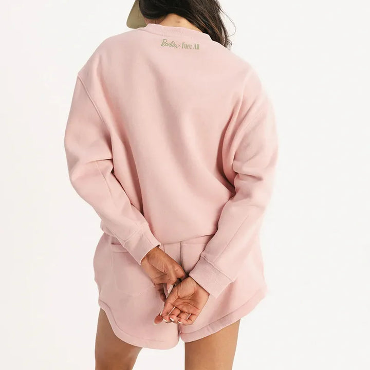 Fore All Golfie Barbie Crewneck - Pink