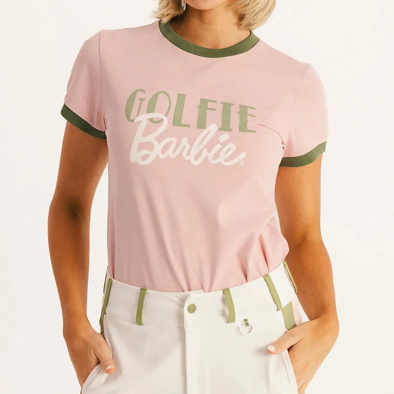 Fore All Golfie Barbie Tee - Pink