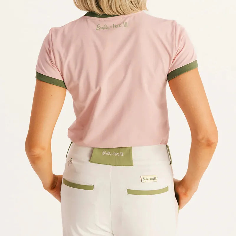 Fore All Golfie Barbie Tee - Pink