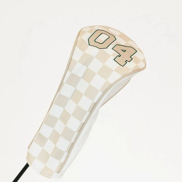 Fore All Lavelle Driver Cover - Sand/White Check